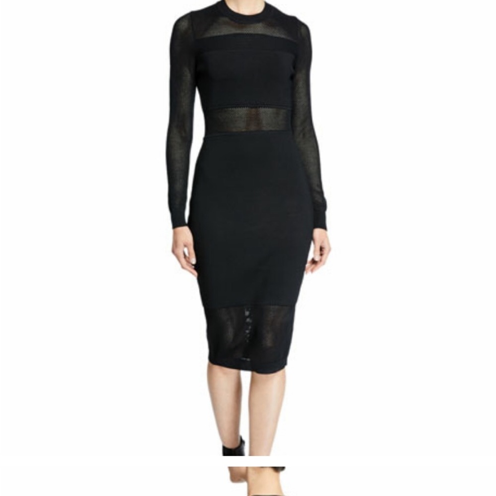 NWT Rachel Ray black knit dress